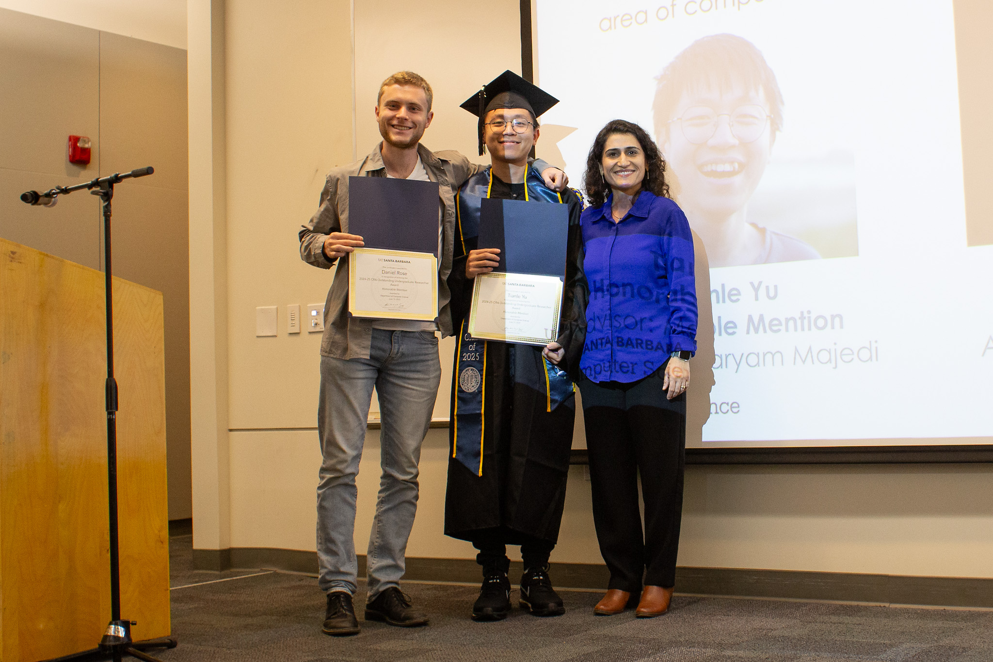 Tianle Yu and Daniel Rose