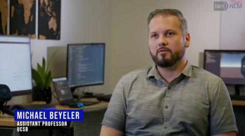 Michael Beyeler, assistant professor at UCSB Santa Barbara